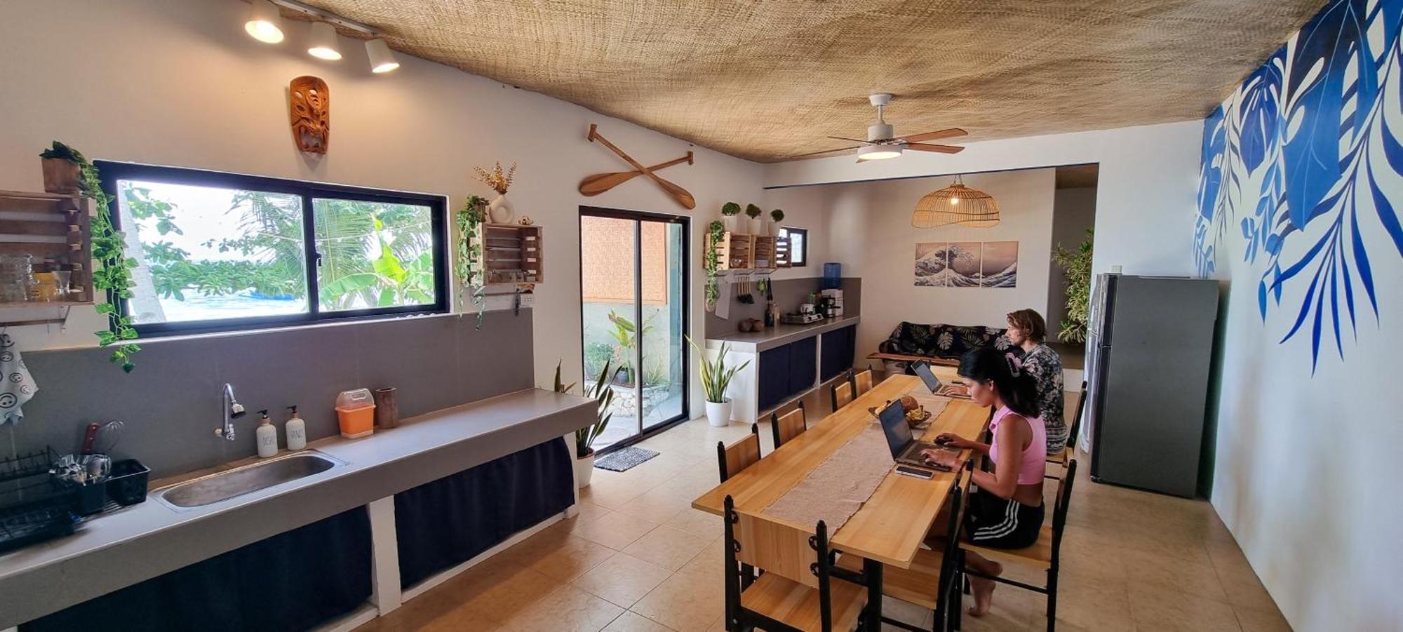 サンフアン Blue House Backpackers Siquijorホステル エクステリア 写真